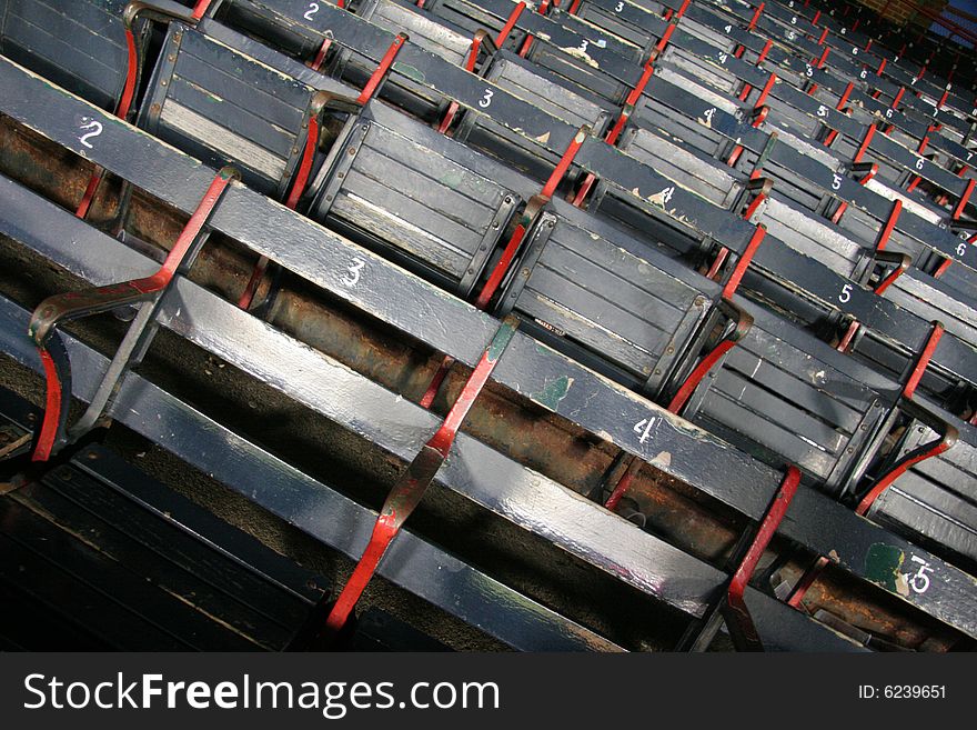 Vintage Fenway Park Bleacher Seats