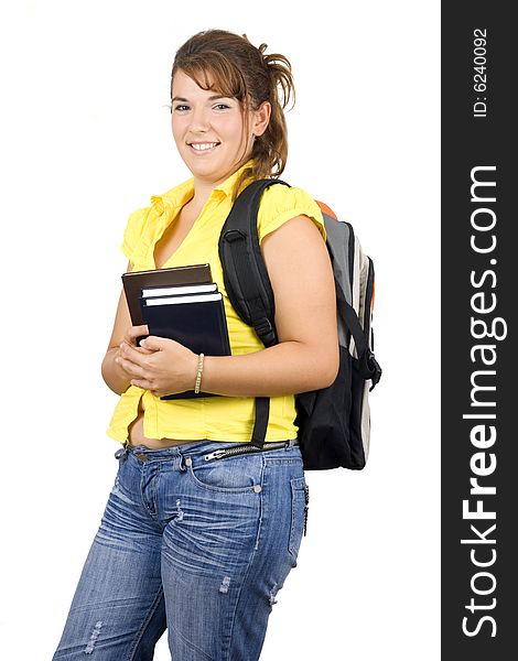 Girl With Books