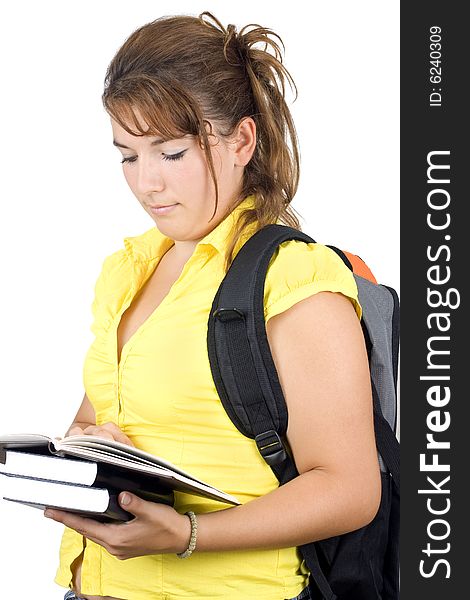 Girl With Books