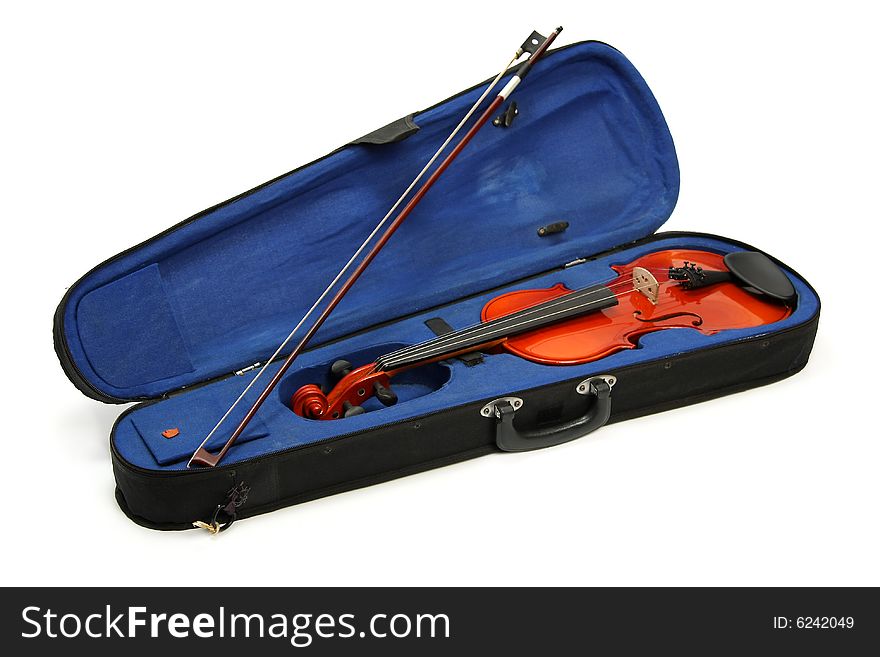 Blue Case And Violin