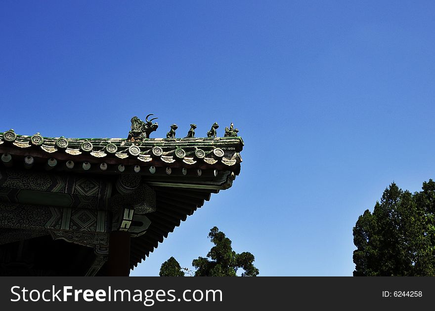 Chinese ancient building, building architecture, structure of the building. Chinese ancient building, building architecture, structure of the building