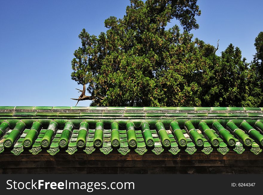 Beautiful roof with glaze