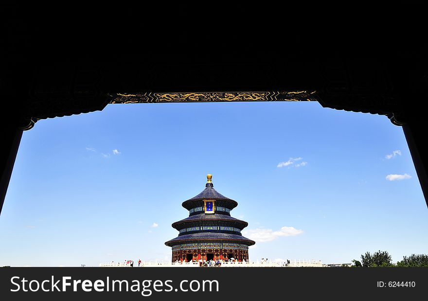 Building In Beijing Heaven Temple