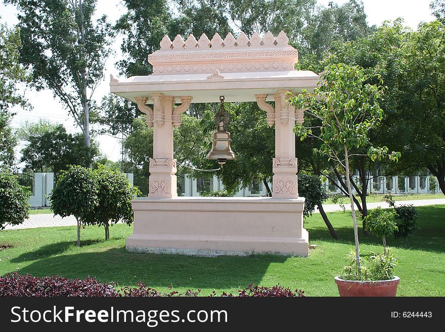 This is a typical Brass Temple Bell which are found in Indian Temples