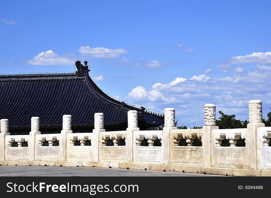 Chinese ancient building, building architecture, heaven temple in beijing. Chinese ancient building, building architecture, heaven temple in beijing