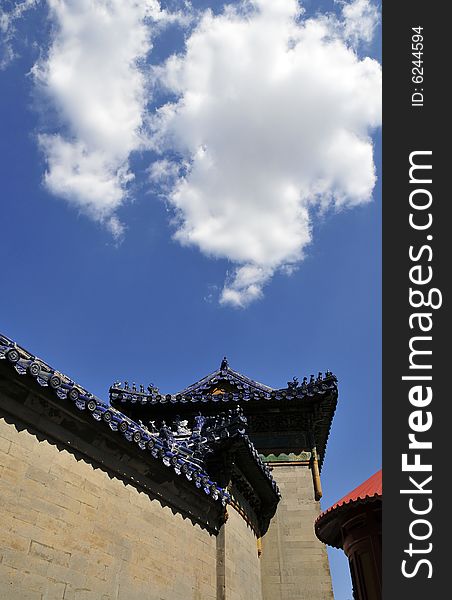 Sky And Ancient Building