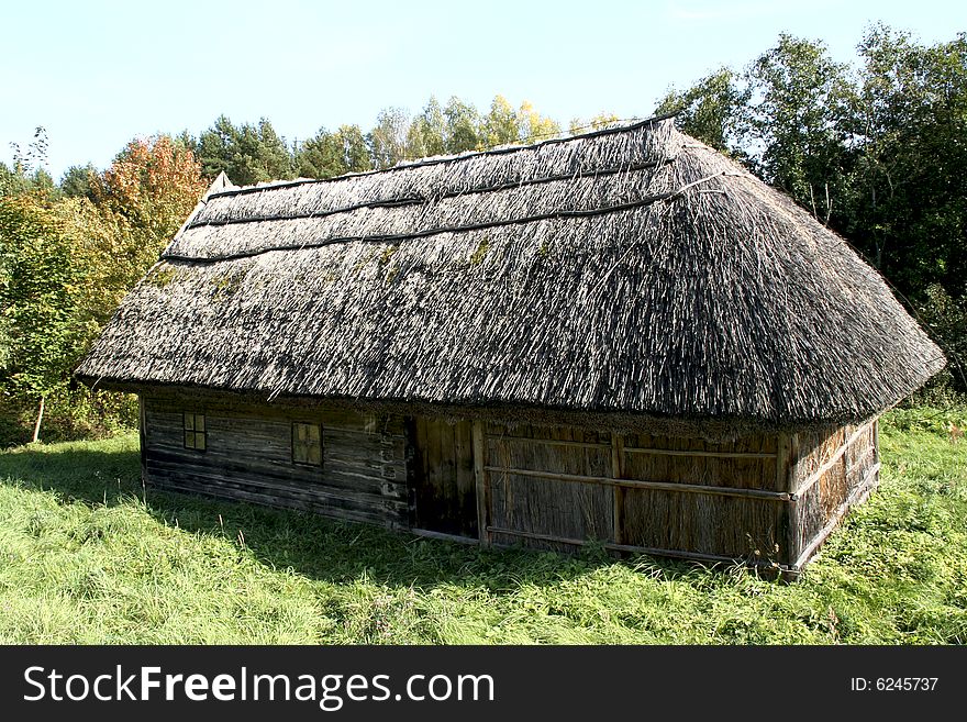 Ethnographic dwelling house, Open Air Museum of Lithuania in Rumsiskes