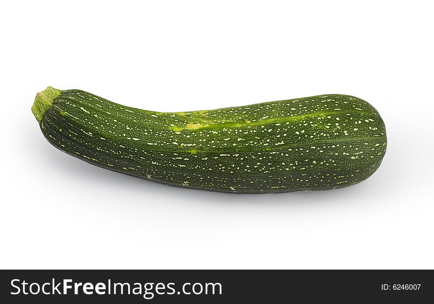 Vegetable marrow with clipping path
