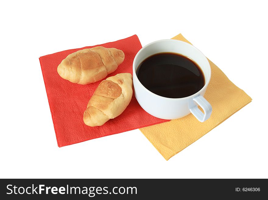 Croissants and coffee