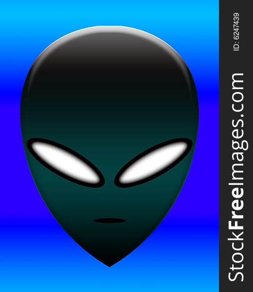 Simple Alien Head 3