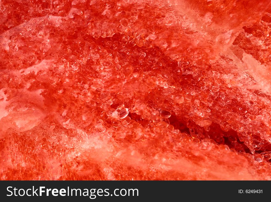 Amazing CloseUp of Strawberry Slice. Amazing CloseUp of Strawberry Slice