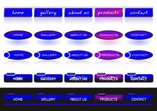 Web Navigation Menu Royalty Free Stock Image Web Navigation Menu Royalty Free Stock Image