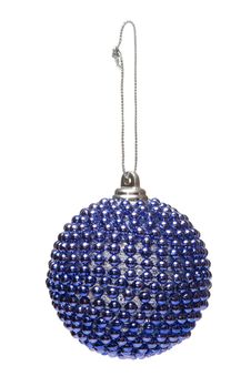 Isolated Blue Christmas Decoration Royalty Free Stock Image Isolated Blue Christmas Decoration Royalty Free Stock Image
