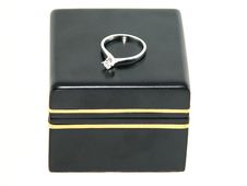 Wedding Ring On Jewel Case Stock Image Wedding Ring On Jewel Case Stock Image
