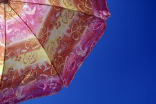 Sunny Umbrella And The Sky Royalty Free Stock Image Sunny Umbrella And The Sky Royalty Free Stock Image