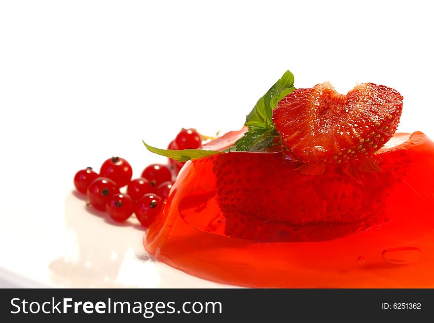 Fruit Jelly On A Plate