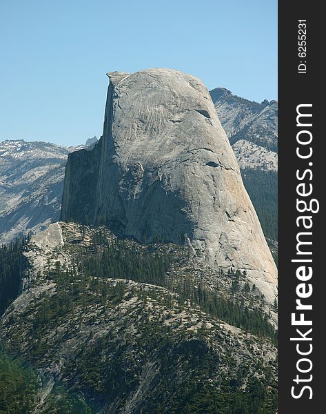 Half Dome, Glacier point. Yosemite national park. California. USA. Half Dome, Glacier point. Yosemite national park. California. USA