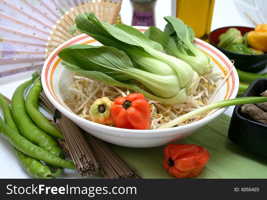 Pak Choi Vegetables