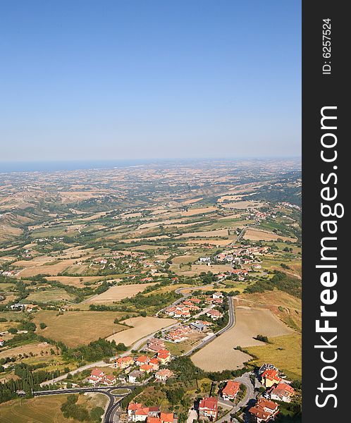 View on San-Marino Republic (Italy). View on San-Marino Republic (Italy)