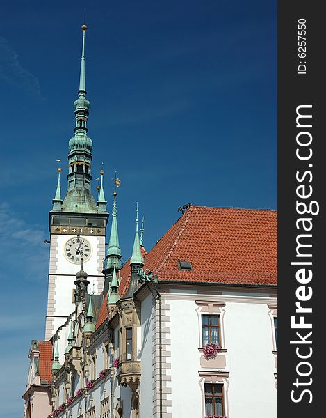 Town Hall in Olomouc,Czech Republic. Town Hall in Olomouc,Czech Republic