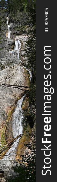 Waterfall in the Berchtesgaden alps. Waterfall in the Berchtesgaden alps