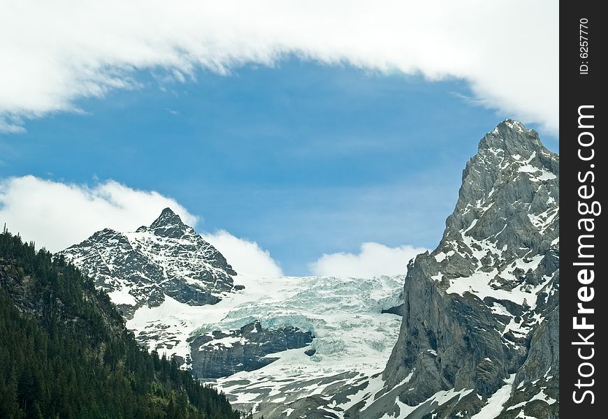 View Of Rosenlaui Glacier, Switzerland