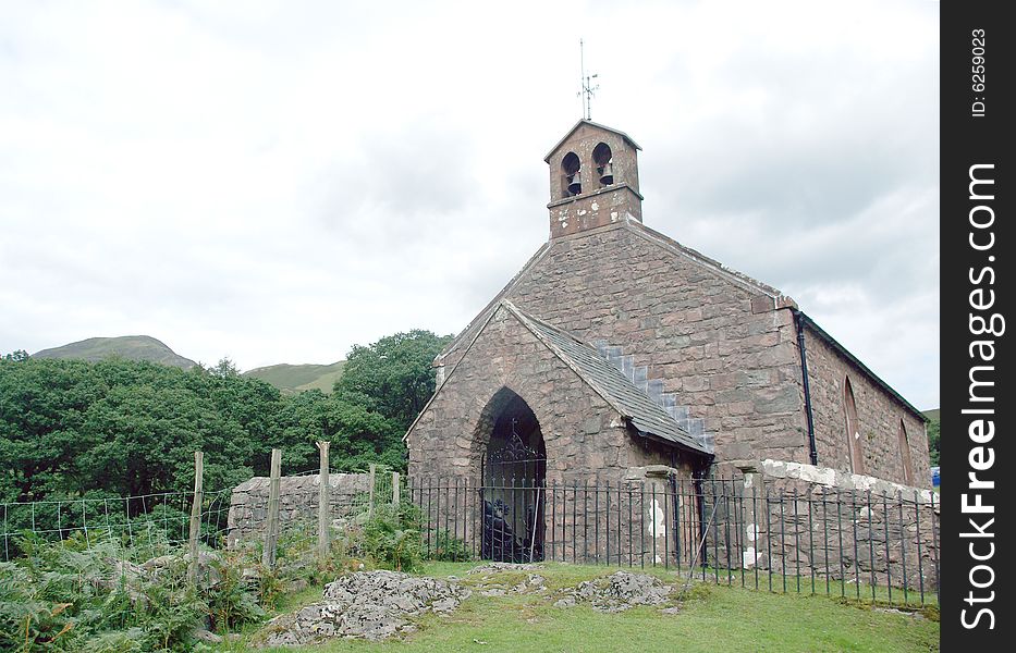 St James Church in Buttermere, Cumbria England. St James Church in Buttermere, Cumbria England.