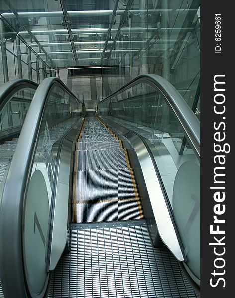 An Escalator in Shinagawa Tokyo
The modern business district