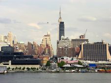 Looking Through Manhattan Royalty Free Stock Image Looking Through Manhattan Royalty Free Stock Image