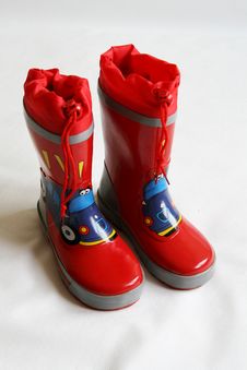 Red Wellington Boots Stock Images Red Wellington Boots Stock Images