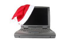 Christmas Laptop Royalty Free Stock Image Christmas Laptop Royalty Free Stock Image