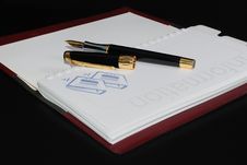 Pen On Diary Book Royalty Free Stock Images Pen On Diary Book Royalty Free Stock Images