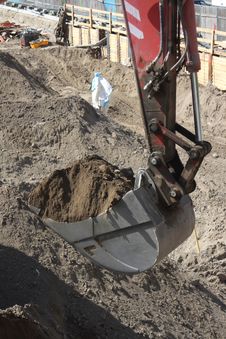Excavator Bucket Stock Image