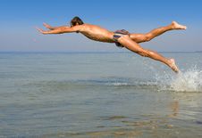 Free Jumping Man Stock Photo - 6265830