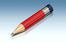 Red Pencil Royalty Free Stock Images