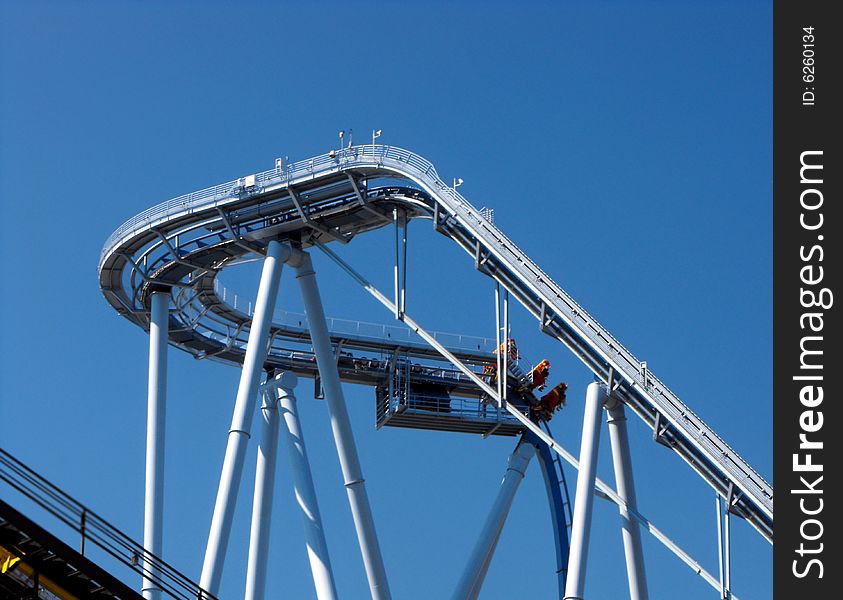 Blue Roller Coaster