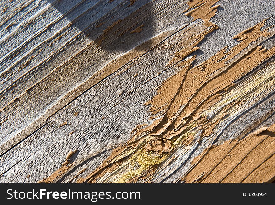 Weathered wood with good grain pattern; in horizontal orientation. Weathered wood with good grain pattern; in horizontal orientation