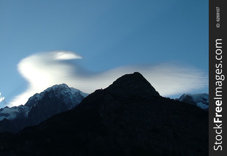 Clouds On Monte Bianco 3