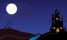 Halloween Night Royalty Free Stock Image Halloween Night Royalty Free Stock Image