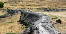 Aqueduct Ruins In Hierapolis/Pamukkale. Stock Photo Aqueduct Ruins In Hierapolis/Pamukkale. Stock Photo