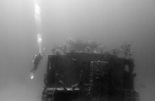 Underwater Wreck Royalty Free Stock Photo