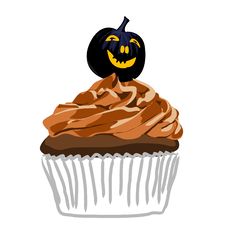 Halloween Cupcake Royalty Free Stock Image Halloween Cupcake Royalty Free Stock Image
