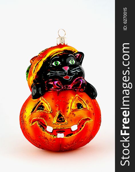 Hand made glitter ball designed as Halloween decoration. Hand made glitter ball designed as Halloween decoration.