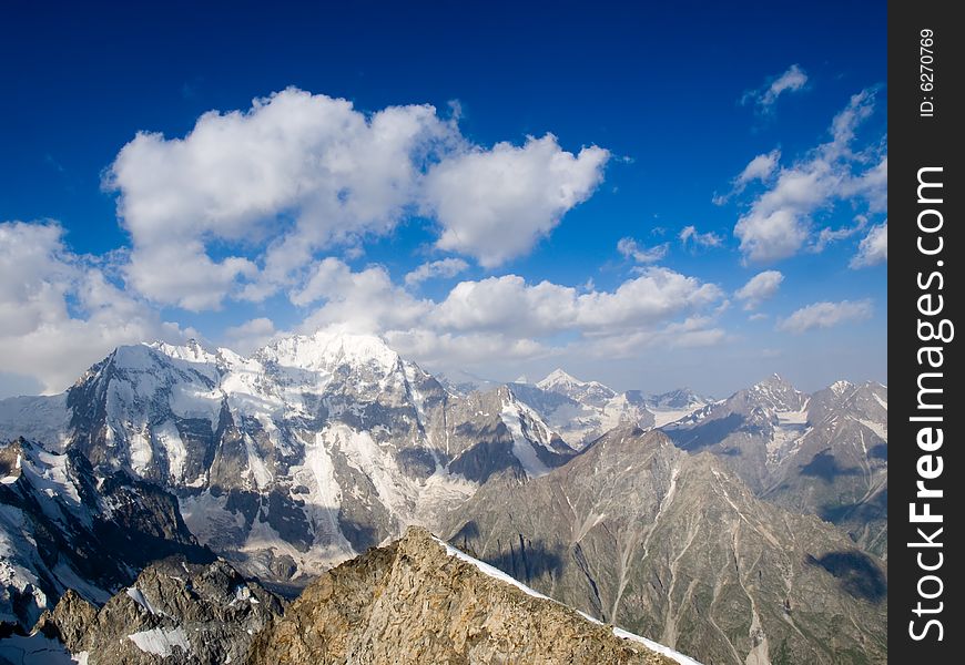 Mountains. Caucasus. Kabardino-Balkariya. Bezengi