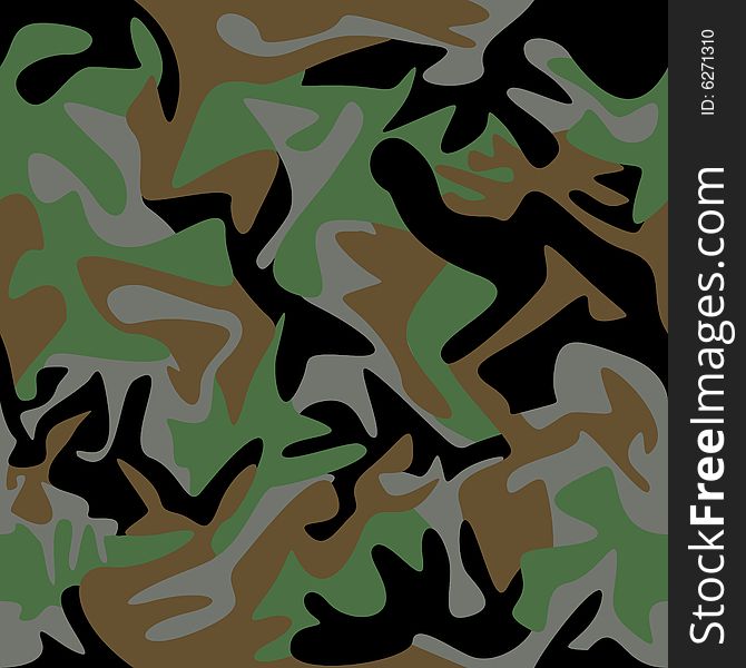 Army Seamless Pattern