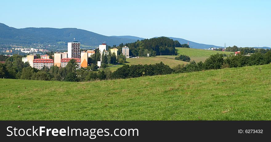 Populated landscape