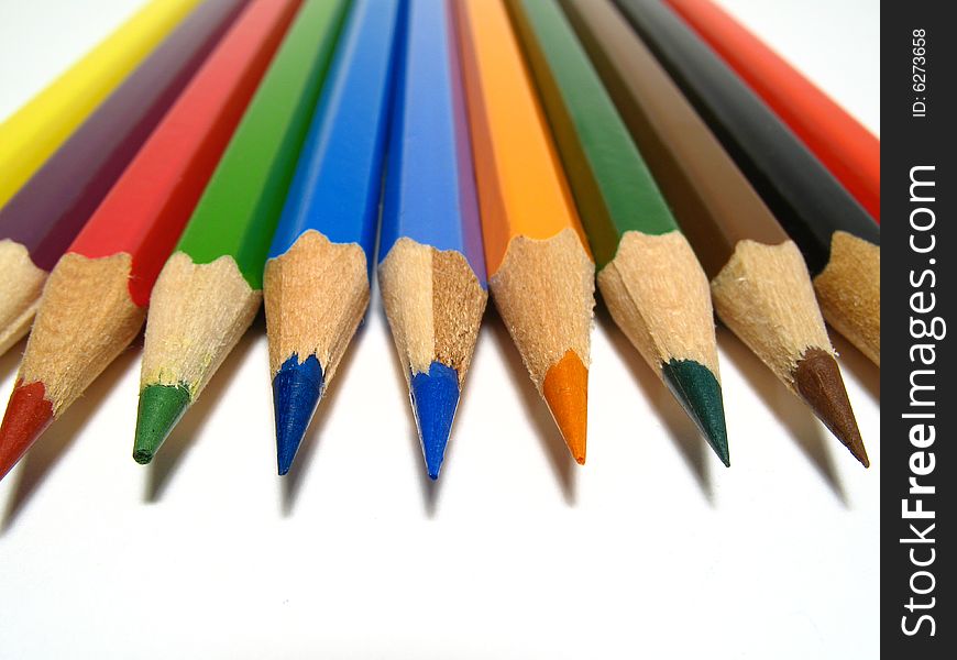 Coloured pencils