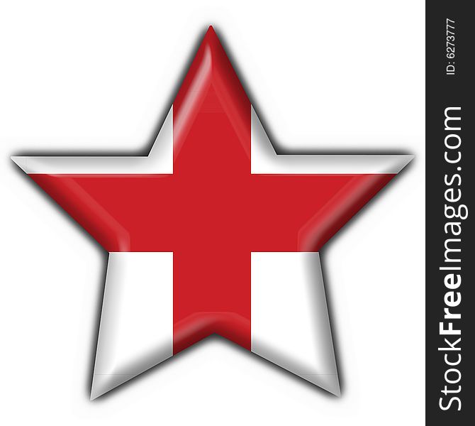 England button flag star shape