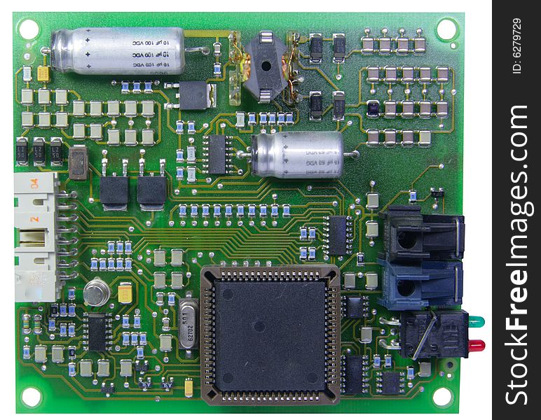 The printed circuit - board with radio components