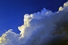 Sunlight Highlighting Storm Clouds Royalty Free Stock Image Sunlight Highlighting Storm Clouds Royalty Free Stock Image